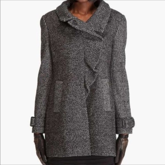 Diane Von Furstenberg Jackets & Blazers - Diane Von Furstenberg Sofia Cotton Wool Blend Coat